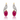 18kt Yellow Gold Burmese Ruby & Diamond Earrings.