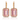 18kt Yellow Gold Kunzite & Diamond Earrings