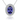 14kt White Gold Tanzanite & Diamond Pendant Necklace