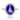 950 Platinum Tanzanite & Diamond Ring