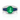 950 Platinum Colombian Emerald, Sapphire & Diamond Ring
