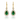18kt Yellow Gold Colombian Emerald & Diamond Earrings