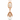 18kt Rose Gold Tridana Salt Water White Clam Pearl & Diamond Pendant Necklace