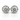 14kt White Gold Diamond Stud Earrings