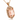 14kt Rose Gold Morganite & Diamond Pendant Necklace