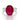 18kt White Gold Ruby & Diamond Ring