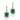 18kt Yellow Gold Colombian Emerald & Diamond Earrings
