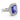 18kt White Gold Tanzanite & Diamond Ring