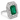 18kt White Gold Emerald & Diamond Ring