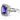 950 Platinum Tanzanite & Diamond Ring