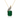 14kt Yellow Gold Emerald & Diamond Bird Pendant Necklace