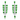 950 Platinum Tsavorite Garnet & Diamond Earrings