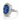 950 Platinum Sapphire & Diamond Ring