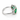 950 Platinum Colombian Emerald & Diamond Ring