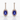 18kt Rose Gold Tanzanite & Diamond Earrings
