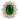 18kt Rose Gold Emerald & Diamond Ring