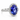 950 Platinum Tanzanite & Diamond Ring