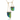 18kt Yellow Gold Australia Opal & Diamond Pendant Necklace