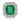 950 Platinum Colombian Emerald &  Diamond Ring