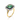 14kt Yellow Gold Colombian Emerald & Diamond Ring