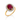 18kt Rose Gold Ruby & Diamond Ring