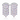 950 Platinum Fancy Sapphire & Diamond Earrings (NO HEAT)