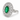 950 Platinum Colombian Emerald & Diamond Ring