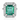 950 Platinum Emerald & Diamond Ring