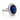 18kt White Gold CEYLON Sapphire & Diamond Ring