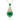 18kt Yellow Gold Colombian Emerald & Diamond Pendant Necklace