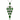 950 Platinum Tsavorite Garnet & Diamond Necklace