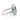 950 Platinum Emerald & Diamond Ring