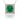 18kt Yellow & White Gold Emerald & Diamond Pendant Necklace
