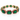 18kt Rose Gold Emerald & Ruby Bracelet