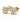 18kt Yellow Gold Diamond Stud Earrings