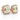 18kt Rose Gold Diamond Stud Earrings