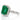 18kt White Gold Emerald & Diamond Ring