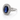 950 Platinum  CEYLON Sapphire & Diamond Ring