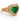 18kt Rose Gold Colombian Emerald & Diamond Ring
