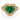 18kt Rose Gold Colombian Emerald & Diamond Ring