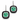 Platinum Colombian Emerald, Diamond & Onyx Earrings