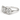 18kt White Gold Diamond Trilogy Ring