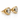 14kt Yellow & White Gold Diamond Stud Earrings