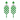 950 Platinum Tsavorite Garnet & Diamond Earrings