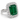 950 Platinum Emerald & Diamond Ring