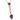 14kt Rose Gold Tanzanite & Diamond Pendant Necklace