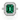 950 Platinum Emerald & Diamond Ring