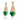 18kt Yellow Gold Colombian Emerald & Diamond Earrings