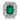 18kt White Gold Emerald & Diamond Ring