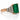 18kt Rose Gold Emerald & Diamond Ring